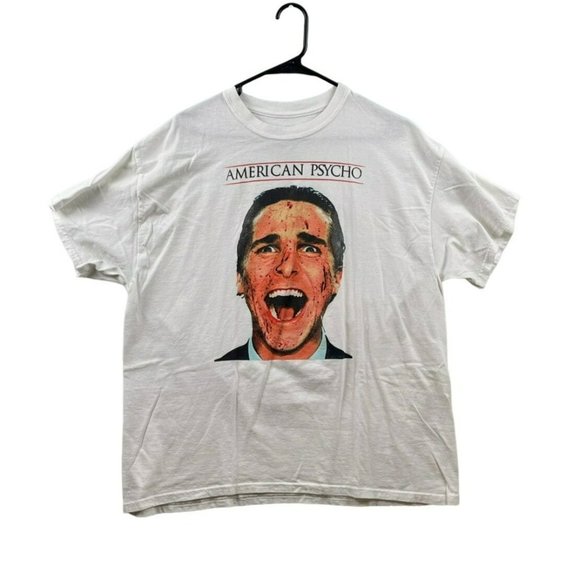 American Phyco Other - American Psycho White Movie T-Shirt Size XL